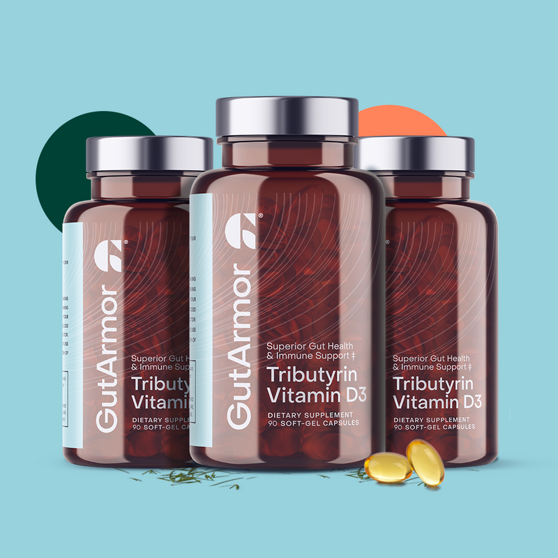 GutArmor® 3 Bottle Bundle (270 Ct.) Supplement Get Wellness   